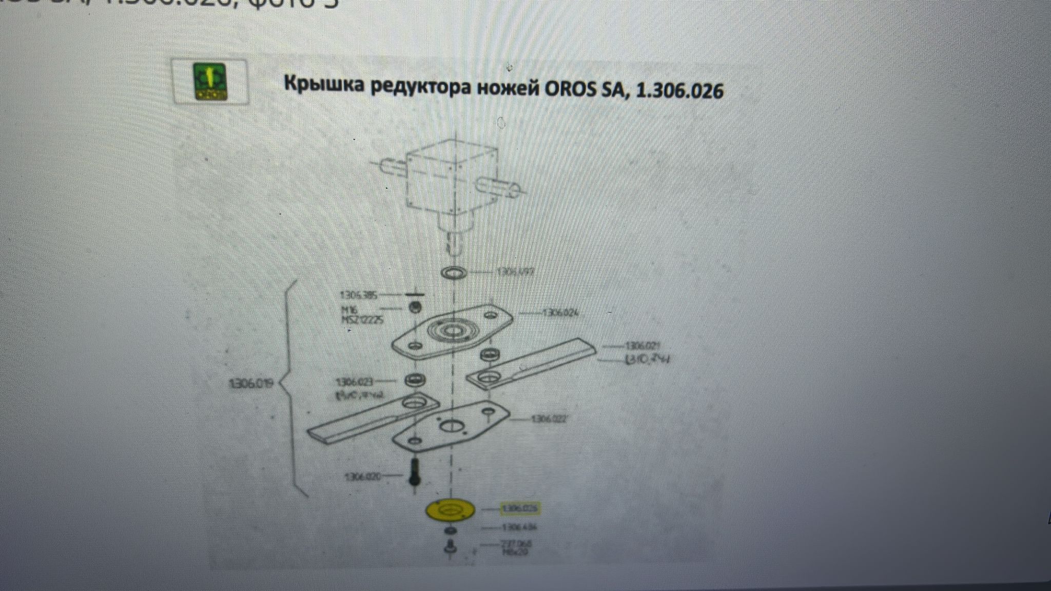 1.306.026 CAPAC CUTITE OROS